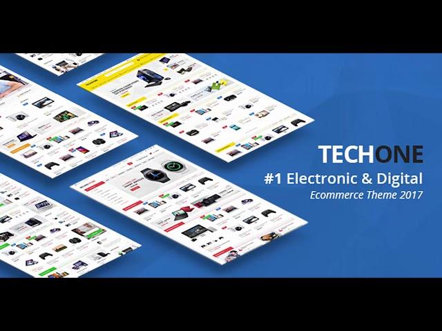 TechOne - Premium OpenCart Theme | Themeforest Website Templates and Themes