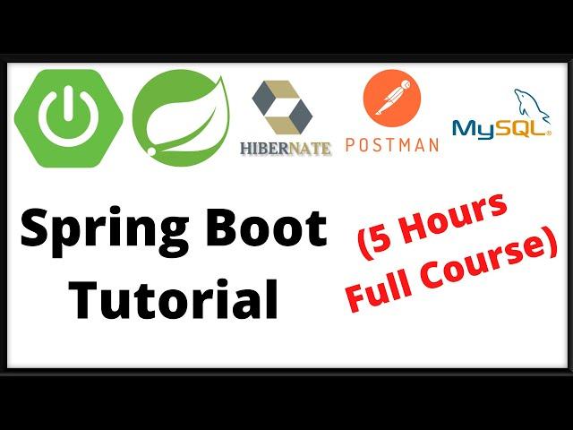 Spring Boot Tutorial | Full Course [NEW] @RameshFadatare