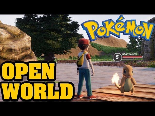 OPEN WORLD POKEMON! Pokémon Origin Fire Red 3D - Pokemon Open World like The Nintendo Switch?!