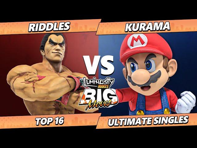 LMBM 2024 - Riddles (Kazuya) Vs. Kurama (Mario) Smash Ultimate - SSBU