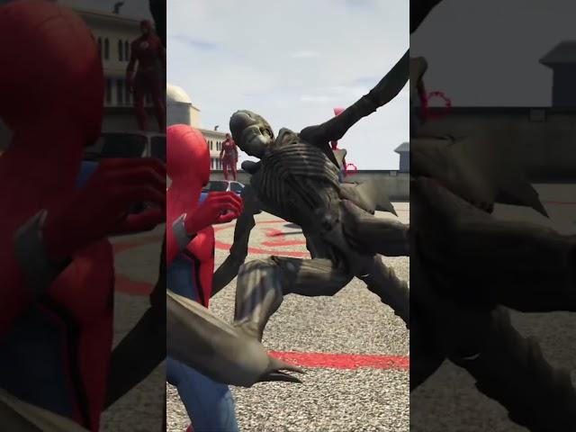 GTA 5 Water Ragdolls   SPIDERMAN VS HULK Euphoria Physics  #shorts