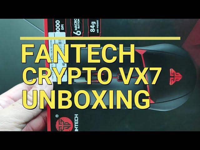 fantech Crypto Vx7 Unboxing ▶ Mouse Fantech Crypto Vx7 2020