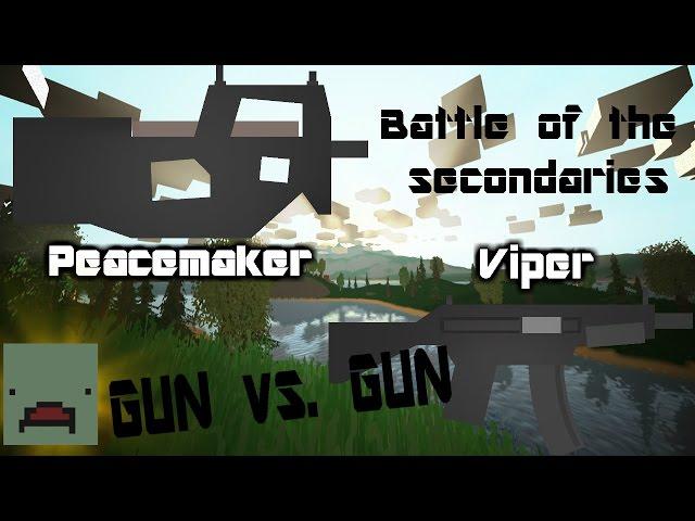 Unturned: Gun VS Gun || Viper VS Peacemaker (BATTLE OF THE SECONDARIES)