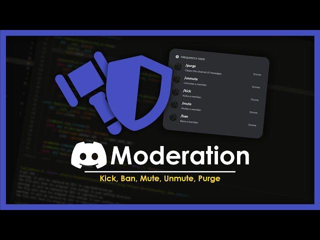 [NEW] Discord Moderation Commands using Discord.PY | Kick, Ban, Mute, Purge