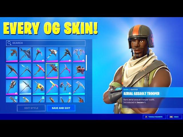 This Account Has ALL 4 OG Skins!