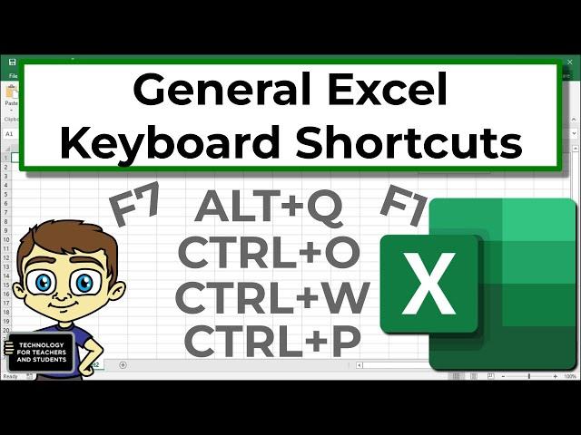 Excel General Keyboard Shortcuts