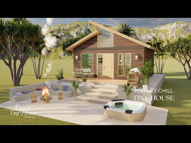 Small but Cozy 6x10 m (19x32 ft) Tiny House: Perfect for Family Chill and Relax!