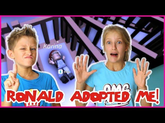 Ronald Adopted Me!!!