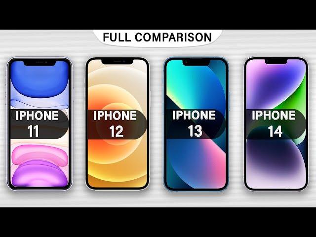 iPhone 11 Vs iPhone 12 Vs iPhone 13 Vs iPhone 14 - Which One to Choose in 2025