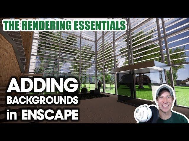 MODELING FOR RENDERING - The Gallery Part 3 - Adding Backgrounds in Enscape