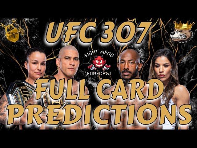 UFC 307 FULL CARD PREDICTIONS | PEREIRA VS ROUNTREE JR.