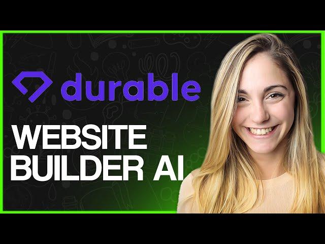 Durable AI Website Builder Tutorial 2024 (Step-by-Step)