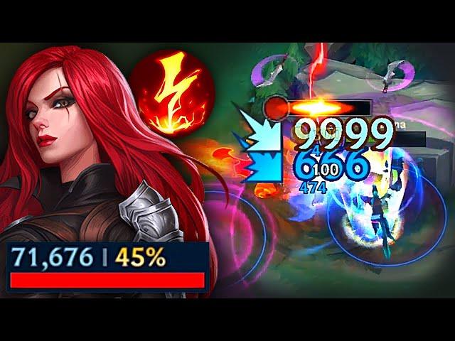 BROKEN ONE SHOT KATARINA BUILD DESTROYS GRANDMASTERS | WILD RIFT