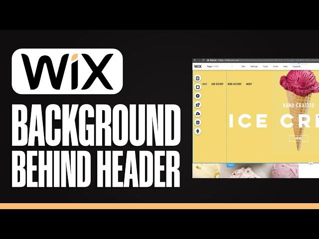 How To Add Background Image Behind Header On Wix