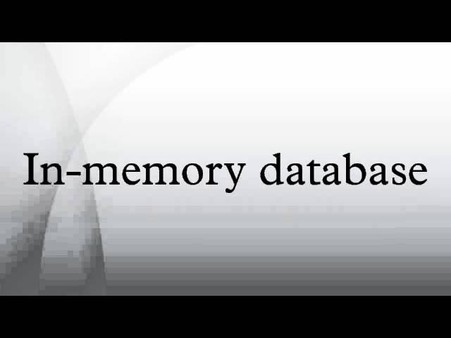 In-memory database