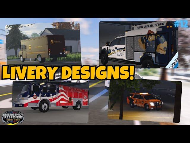 Insane LIVERY DESIGNS for Emergency Response Liberty County Roblox #12