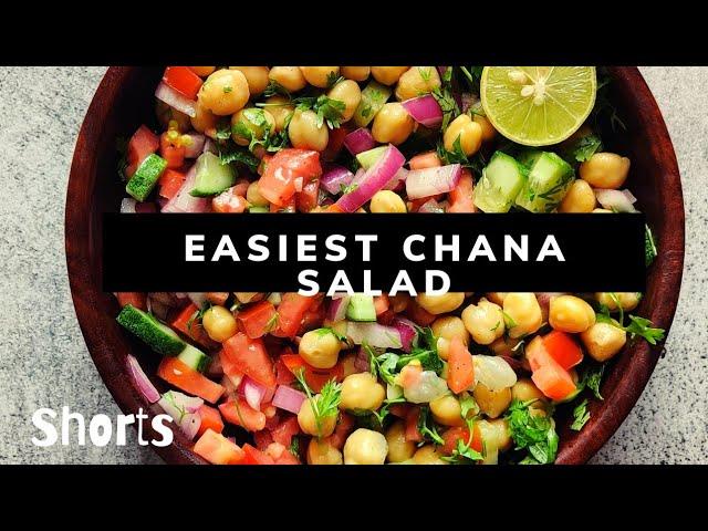 Easy Protein Salad| Chickpea Salad Recipe | Details in Description.. #shorts