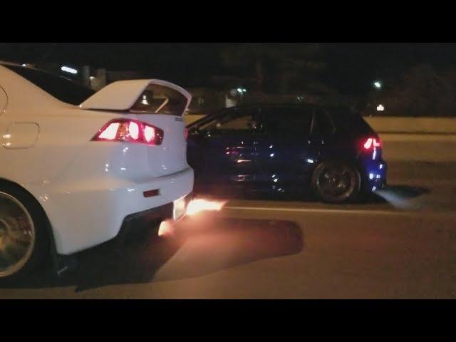 500+HP Civic Street Racing!!!