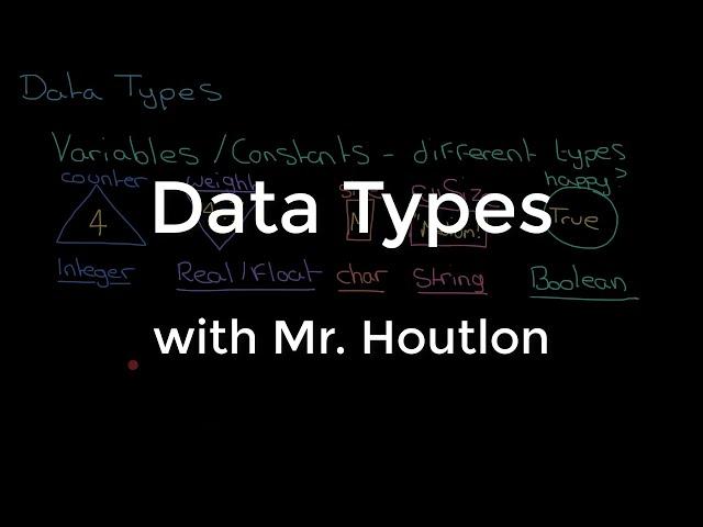 2.2.2 Data Types - Revise GCSE Computer Science