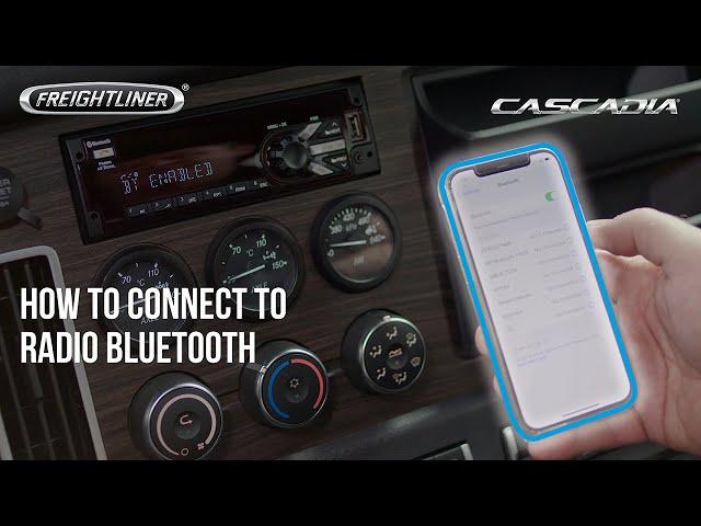 Freightliner Cascadia Instructional Video - Bluetooth Radio