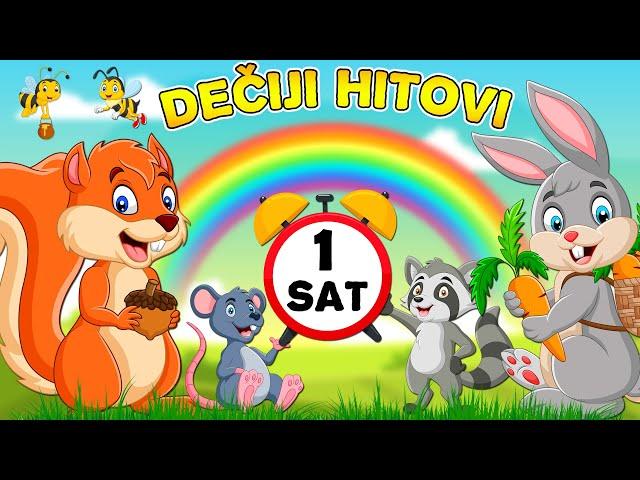 Najveći dečiji hitovi MIX | Sat vremena MUZIKE za DECU | Najlepše dečije pesme | Životinje za decu