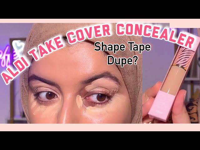 ALDI take cover CONCEALER/ TARTE shape tape Dupe???