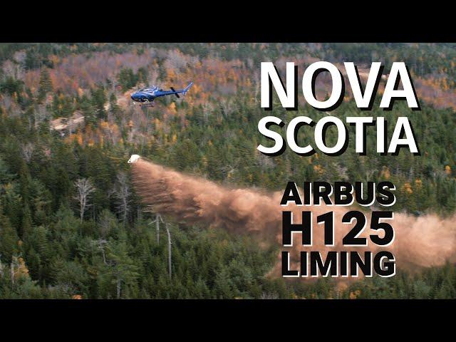 Nova Scotia DNR — Liming With Airbus H125 Helicopters