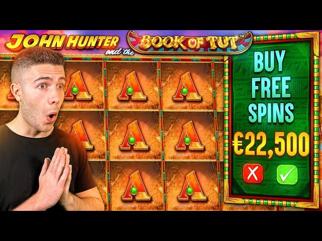 HUGE €22,500 Bonus Buy  The Return to BOOK OF TUT