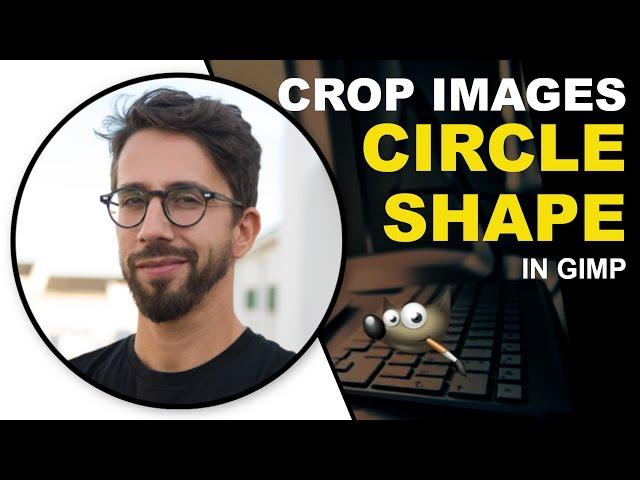 Create A Circle Shape Image With Gimp | Gimp Tutorial