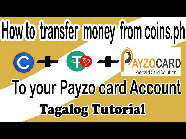 How to transfer money from coins.ph to Payzo card Account using USDT Tron Crypto 2025