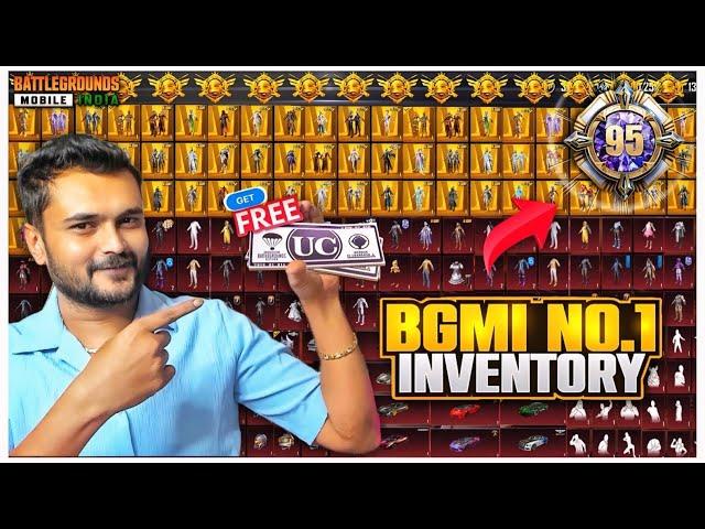 BGMI NO 1 INVENTORY (Part 1) | GET FREE UC TRICK | VIDEO BY NSG HARSH