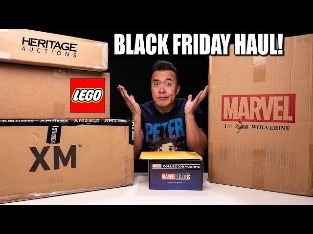 WHAT I GOT ON BLACK FRIDAY!!! Statues, LEGO, Comics, Funko Pops & Original Comic Art Haul!