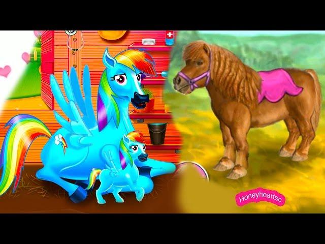 Rainbow Dash Baby + Jumping - Let's Play Online Horse Games -Thank You 50,000 Subbies