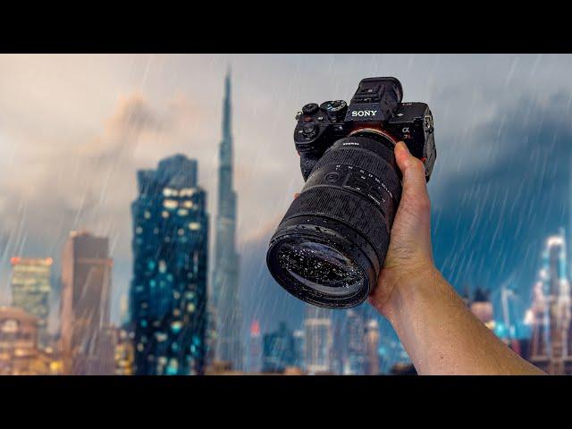 Photographing Crazy Rain In Dubai