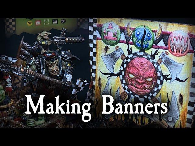 How To Make Paper Banners For Your Warhammer Army