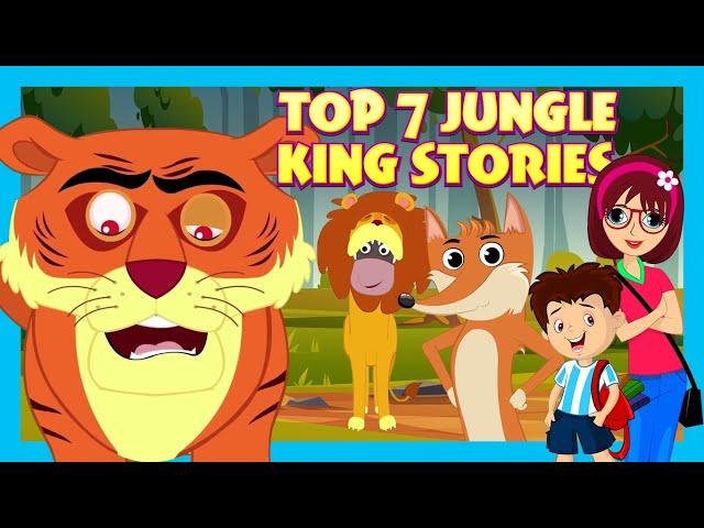 Top 7 Jungle Kings Stories for Kids  | The Untold Stories of the 7 Mighty Kings | Tia & Tofu