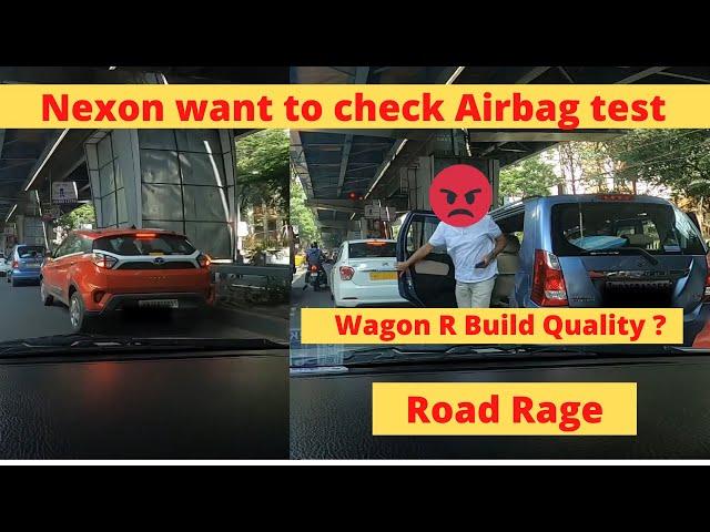 Tata Nexon Live Accident With Wagon R | Indian Road Rage | Dash Cam Video | Part 11