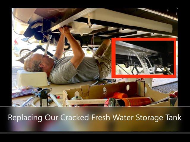 Our RV Fresh Water Holding Tank Cracked - I Replaced it With a New RecPro Fresh Water Holding Tank