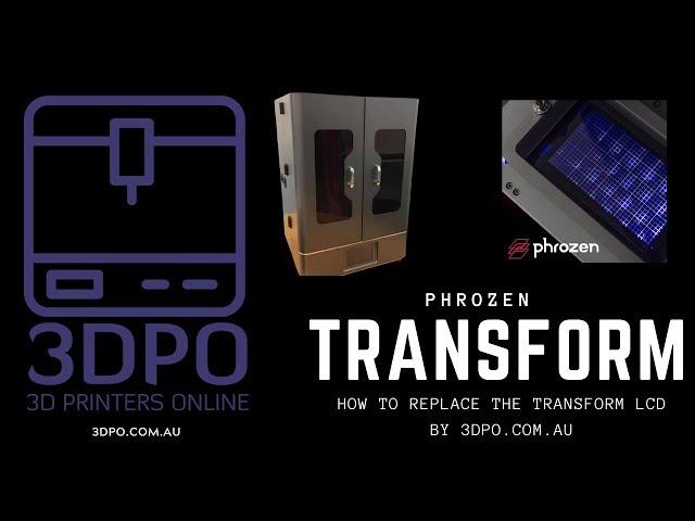 3D Printers Online -   Phrozen Transform -  LCD Replacement