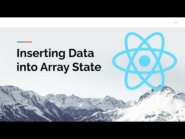 React Mastery: Inserting Data into Array State