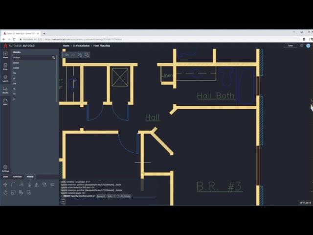 Intro to the AutoCAD web app