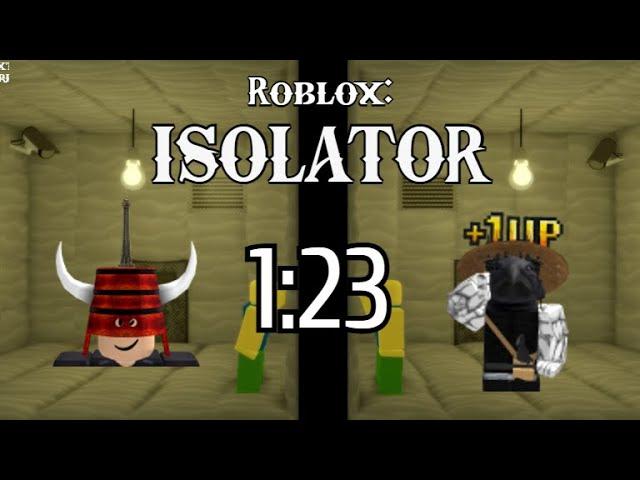 Roblox: Isolator Speedrun w/ Admirooo [WR] [1:23]