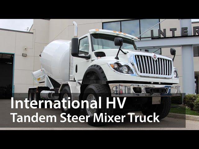 International HV Tandem Steer Cement Mixer Truck | Maxim Truck & Trailer