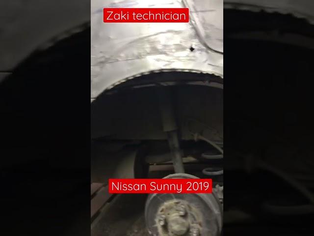 Nissan sunny 2019 back right side accident repair work zaki technician subscribe my YouTube channel