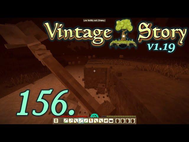 Digging Dirt in the Storm - Let's Play Vintage Story 1.19 Part 156