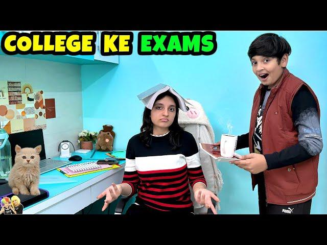 COLLEGE KE EXAMS | Aayu and Pihu Show