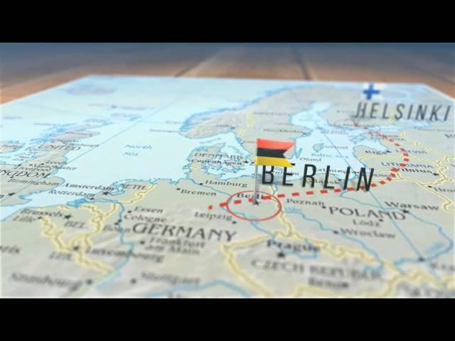 Animated Map Path After Effects Template