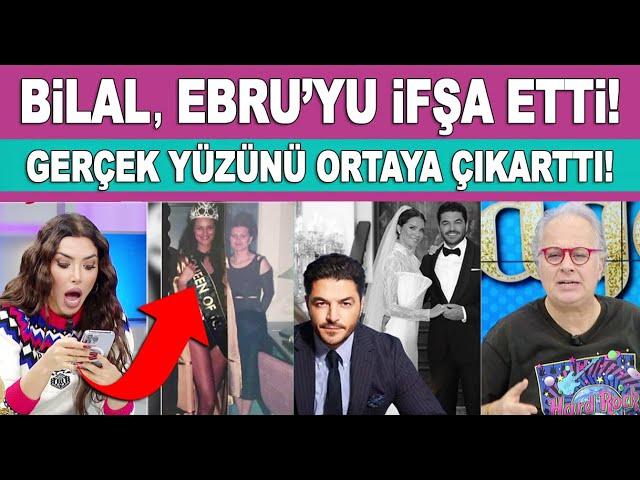 Bilal Özcan, Ebru Şallı'yı ifşa etti! Gerçek kimliğini ortaya çıkarttı!!!