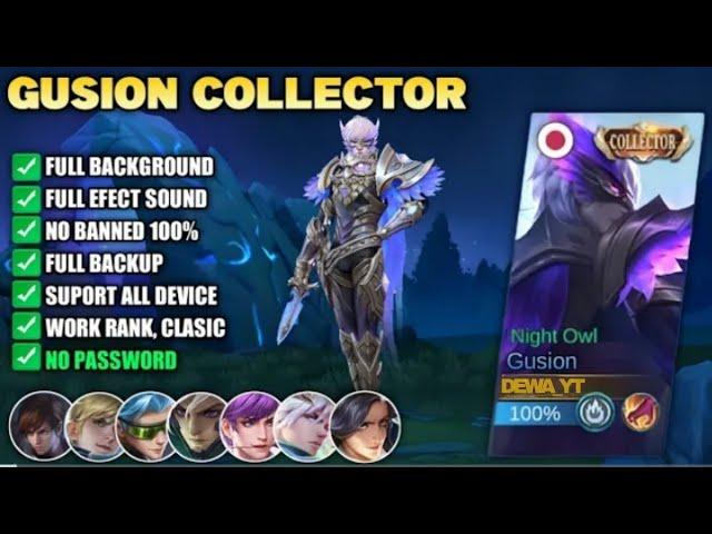 NEW‼️ Script Skin Gusion Collector No Password | Full Effect Voice - Patch Terbaru