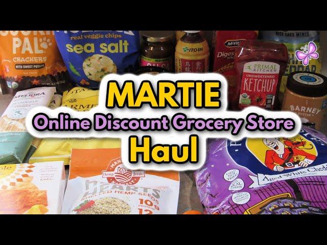 MARTIE Online Discount Food Haul!  Budget Grocery Shopping!